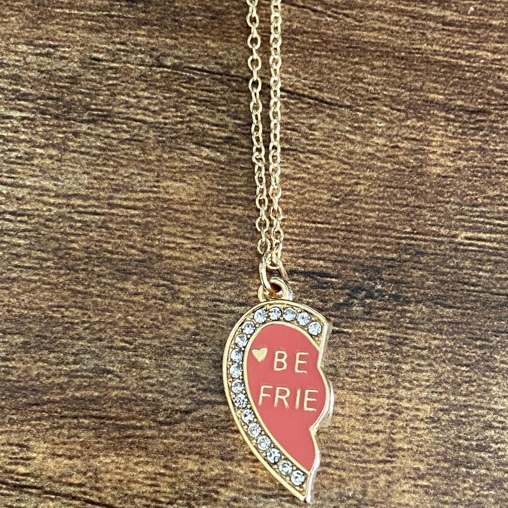 “Best Friends” one half necklace
